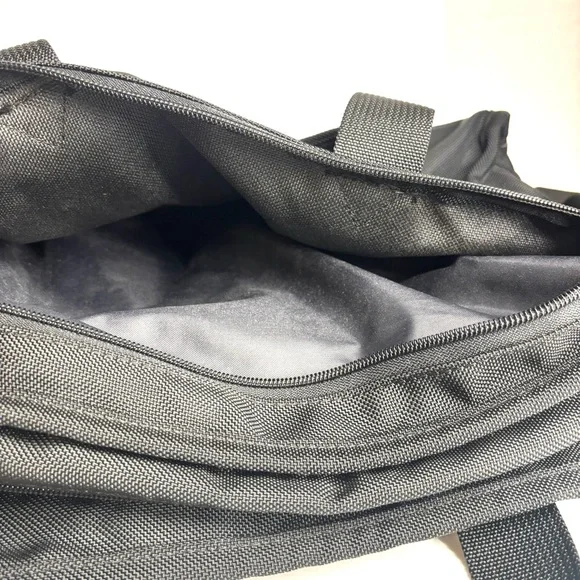 Vintage TUMI Black Ballistic Expandable Nylon/Leather Laptop/Briefcase Bag